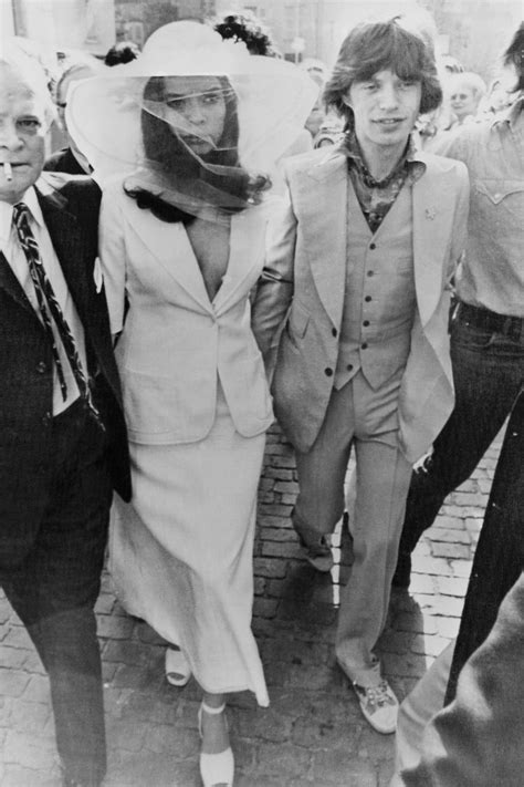 How Bianca Jagger’s wedding suit paved the way for fashion-forward ...