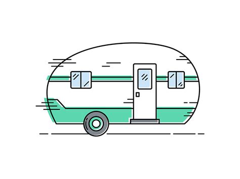 Cruising Camper by Ashley Brimley on Dribbble