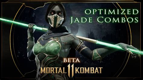 MK11 Beta - Optimal Jade Combos - YouTube