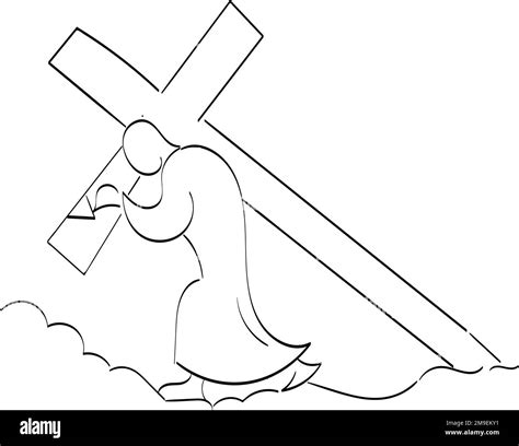 Scripture Illustration. The message of the Gospel of Jesus Christ. Bible lesson for kids Stock ...