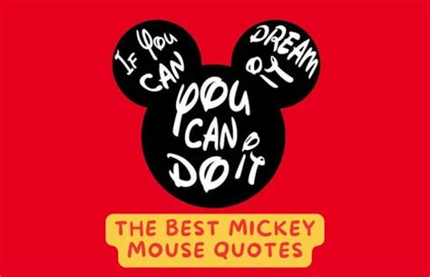 117 Best Mickey Mouse Quotes - Nourish Your Glow