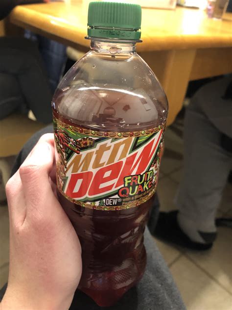 I regret buying and drinking Fruit Quake : r/mountaindew