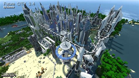 Future CITY 3.4 – Minecraft Building Inc | Future Home Design