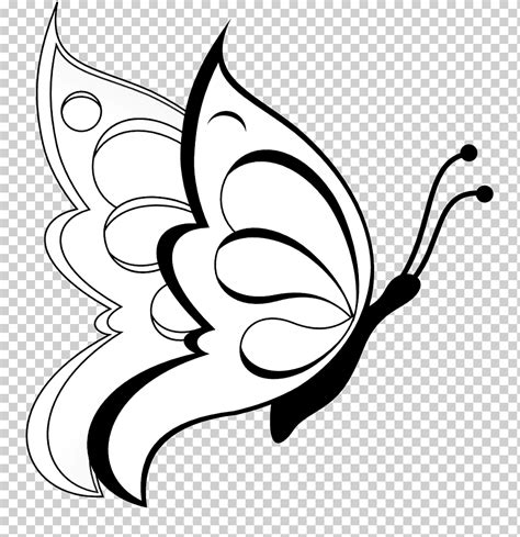 Mariposa dibujo arte lineal, kalash, blanco, niño, lápiz png | Klipartz