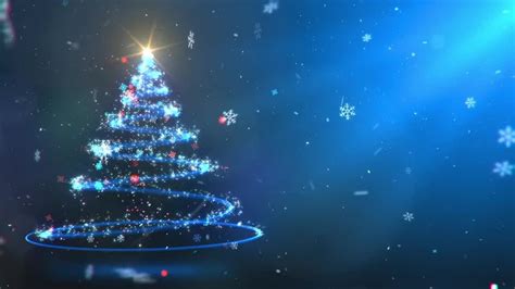 Twirling Particles Magical Christmas Tree - Stock Motion Graphics ...