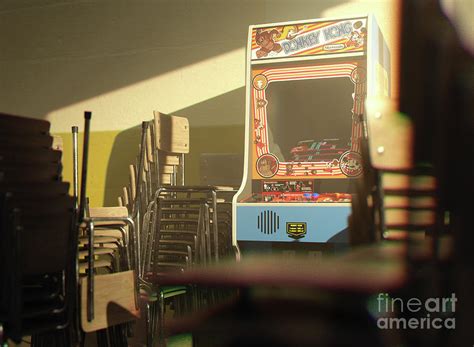 Donkey Kong Arcade Game In A Room Digital Art by Allan Swart - Fine Art ...