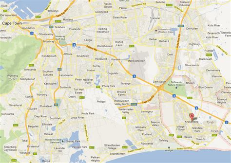 Khayelitsha Map - South Africa