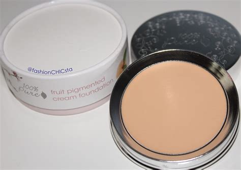 New product: 100% Pure Cream Foundation Review.