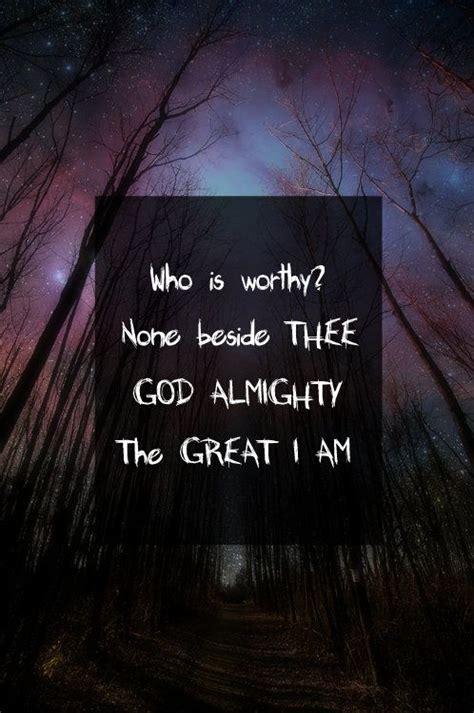 The Great I Am | The great i am, Worship lyrics, Great are you lord