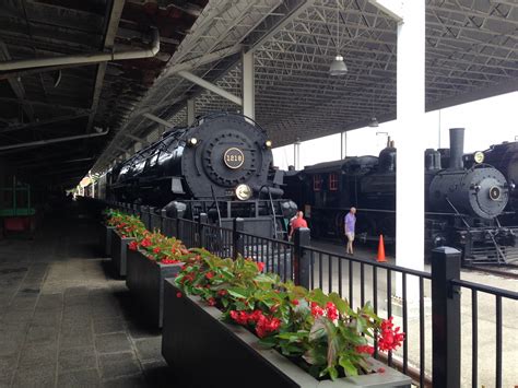 N&W #1218 and N&W #6 at the Virginia Museum of Transportation : r/trains