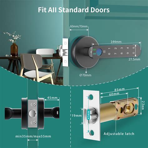 Smart Lock,Fingerprint Door Lock,Biometric Keyless Entry Door Locks wi – Reliable Store