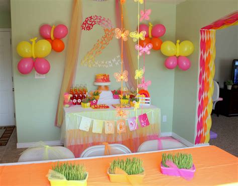 Butterfly Themed Birthday Party: Decorations