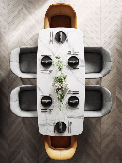 ЖК Царская Столица on Behance | Dining room layout, Dining table marble, Modern dinner table