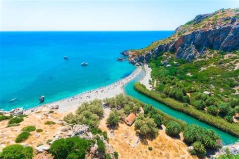 Plage de Preveli - Une plage de palmiers isolée et unique en Crète du Sud