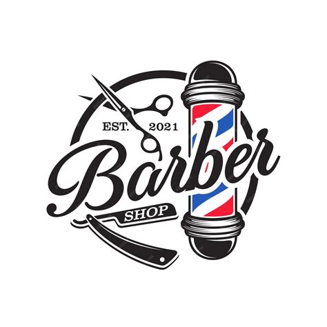 Barber Shop Logo Vector Set In Vintage Style Design E - vrogue.co