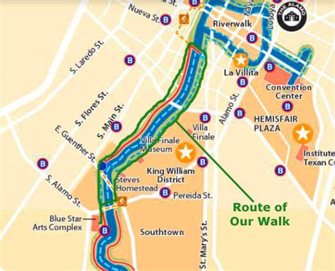 San Antonio Riverwalk Map