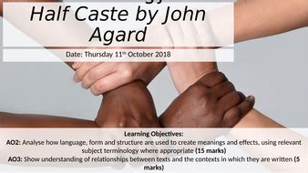 Half-Caste by John Agard | Teaching Resources