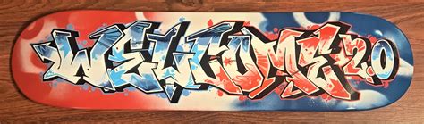 Custom Graffiti Skateboard Deck Personalized Lettering | Etsy