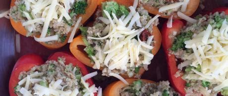 Cheesy Stuffed Peppers | Saladmaster Recipes