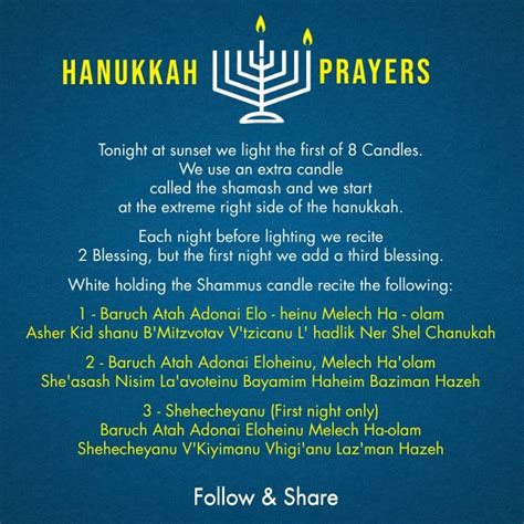 Hanukkah Prayers Post Template | Post templates, Hanukkah, Prayers