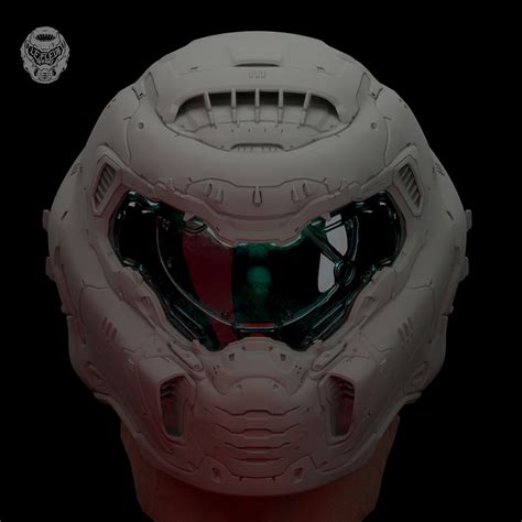 3D printable model DOOM ETERNAL SLAYER HELMET | CGTrader