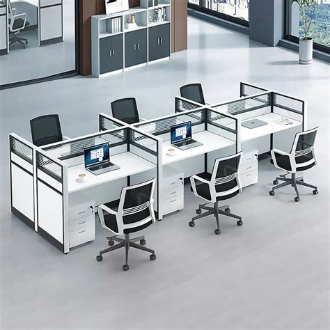 6 Seater Face to Face Office Workstation Desk | Cubic Interior Design