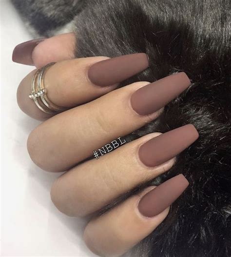 Style Me: 30+ Charming Matte Nail Designs To Try This Fall; Nail ...