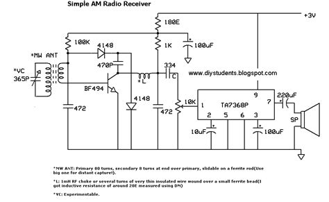 Am Transmitter Receiver Circuit Diagram