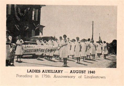 250 Years of Linglestown, PA: History of the Ladies Auxiliary of the Linglestown Fire Company