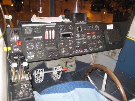 Goodyear Blimp Cockpit | This view shows the elevator wheel.… | Flickr