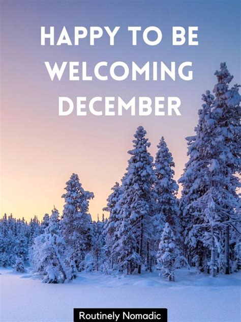 100 Hello December Quotes to Welcome a New Month | Routinely Nomadic