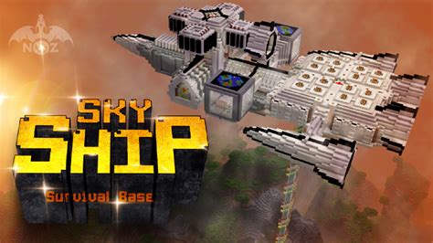 Sky Ship Survival Base by Dragnoz (Minecraft Marketplace Map) - Minecraft Marketplace (via ...