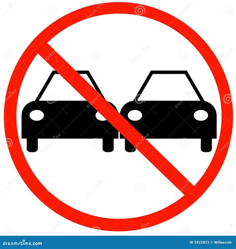 No passing sign stock vector. Image of illustrate, caution - 5922823