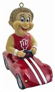 Amazon.com : NCAA Indiana Hoosiers Mascot Racecar Ornament : Sports Fan ...