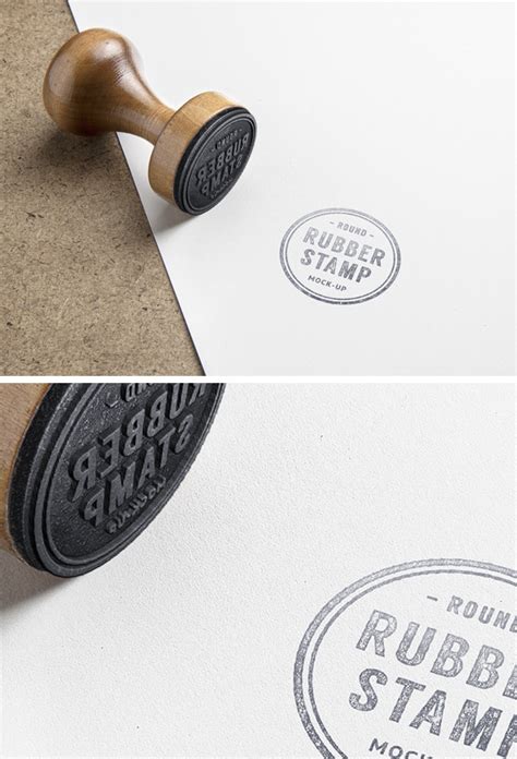 Rubber Stamp PSD MockUp