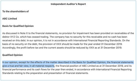 4 Types of Audit Report | Explanation | Examples - Accountinguide