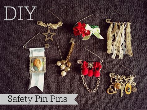 WhiMSy love: DIY: Safety Pin Pins