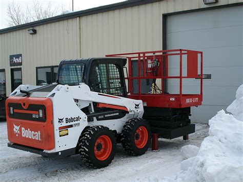 Skidsteer Scissor Lift Attachment - Skid-Lift