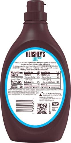 Hershey's Lite Chocolate Syrup, 18.5 oz - Kroger