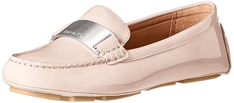 Calvin Klein - Calvin Klein Womens Lisette Leather Round Toe Loafers - Walmart.com - Walmart.com