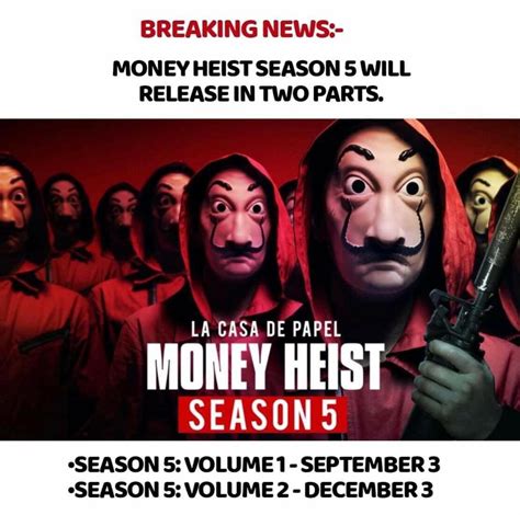 Money Heist Season 5 | Release Date And Everything You Need To Know