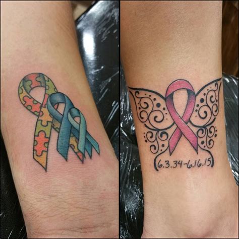 65+ Best Cancer Ribbon Tattoo Designs & Meanings - (2019)