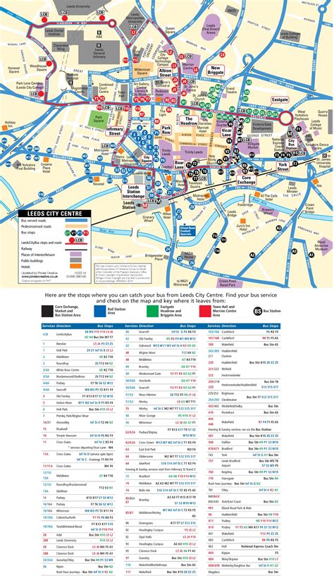 Leeds city centre map - Ontheworldmap.com