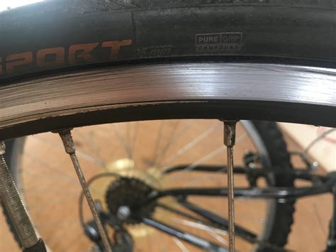 road bike - Rim brakes and rim wear outside the brake track - Bicycles Stack Exchange