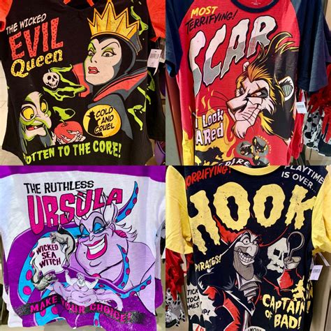 PHOTOS: New Disney Villains Graphic Tees Make a Spooky Arrival in World of Disney at Disneyland ...