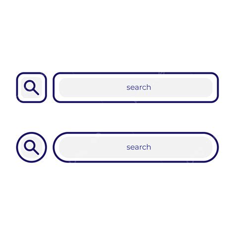 Set Of Search Label Designs Vector, Form, Search, Internet PNG and Vector with Transparent ...