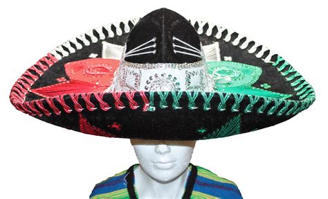 Adult Mexican Mariachi Hat Sombrero Charro Cinco de Mayo Folk Art One Size | eBay