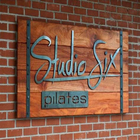 Wood & Metal Signs Wooden signboard Any Size Stud Mounted | Etsy in 2020 | Metal signage, Metal ...
