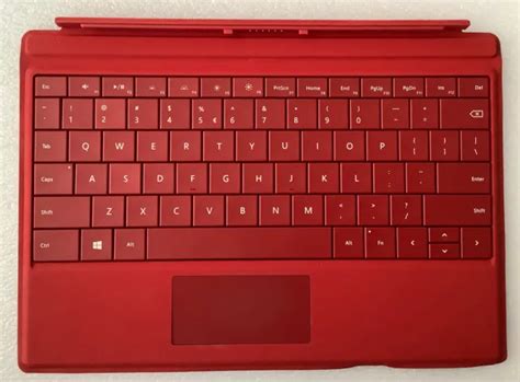 MICROSOFT - SURFACE Pro Signature Keyboard Surface Poppy Red - No Pen 1644 £27.90 - PicClick UK