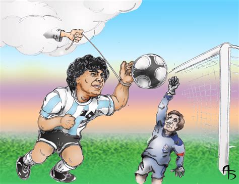 Maradona The Hand Of God - Toons Mag